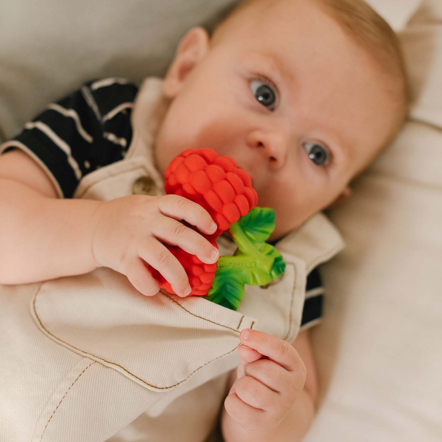 Oli & Carol Valery the Raspberry Teether - Baby&More