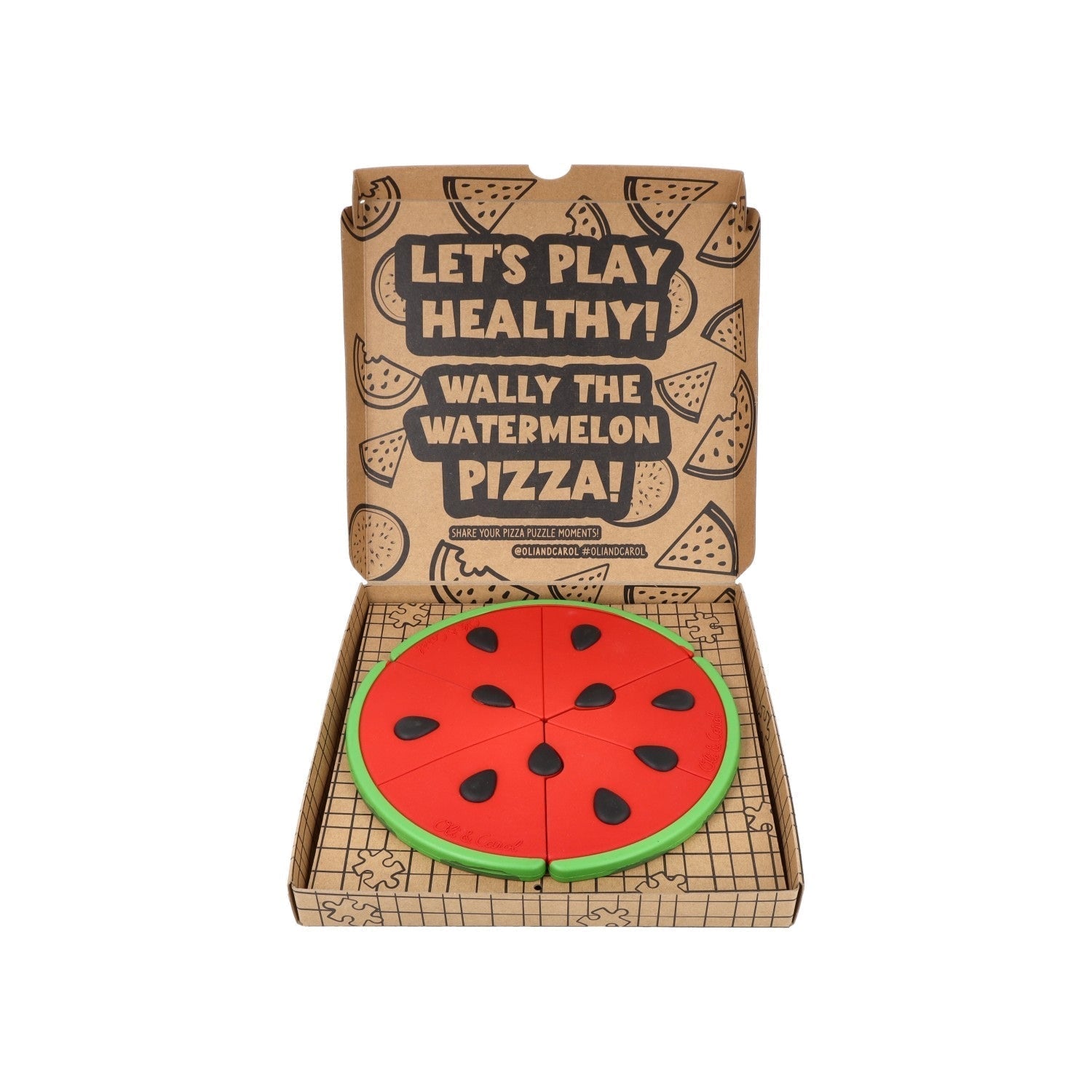 Oli & Carol Wally the Watermelon Baby Pizza Puzzle - Baby&More