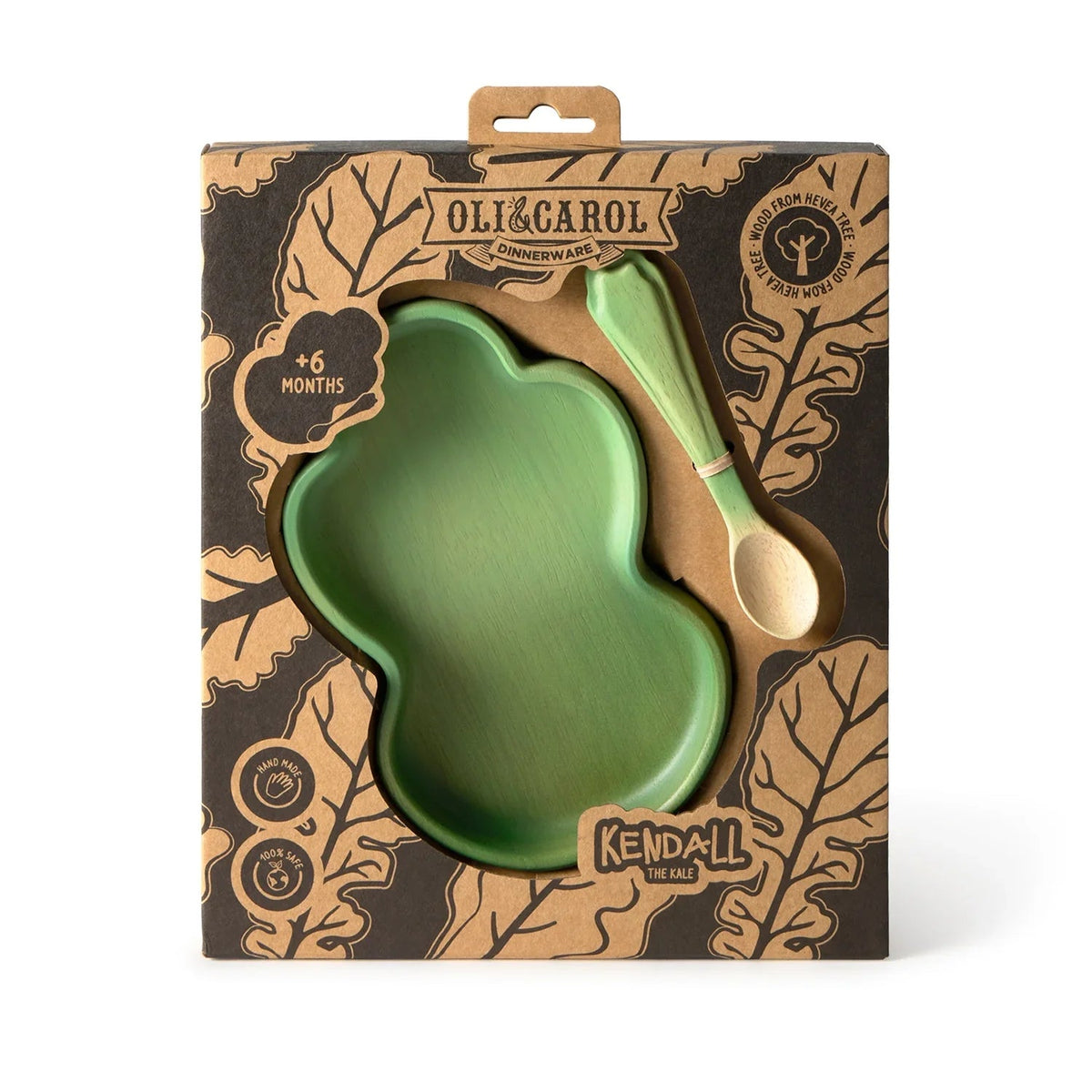 Oli&Carol Kendall the Kale Plate and Spoon Set - Baby&More