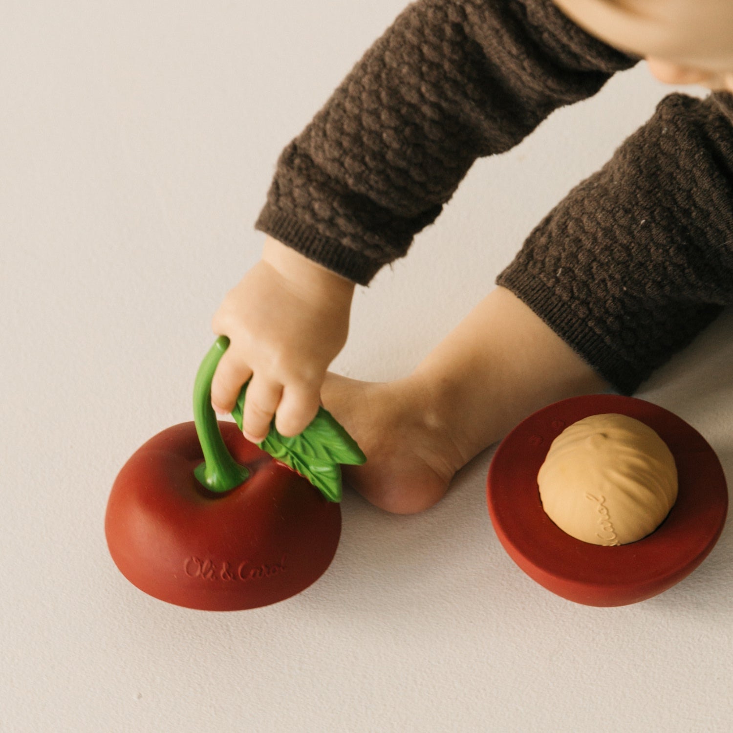 Oli&Carol Mery the Cherry Stacking and Ball Toy - Baby&More