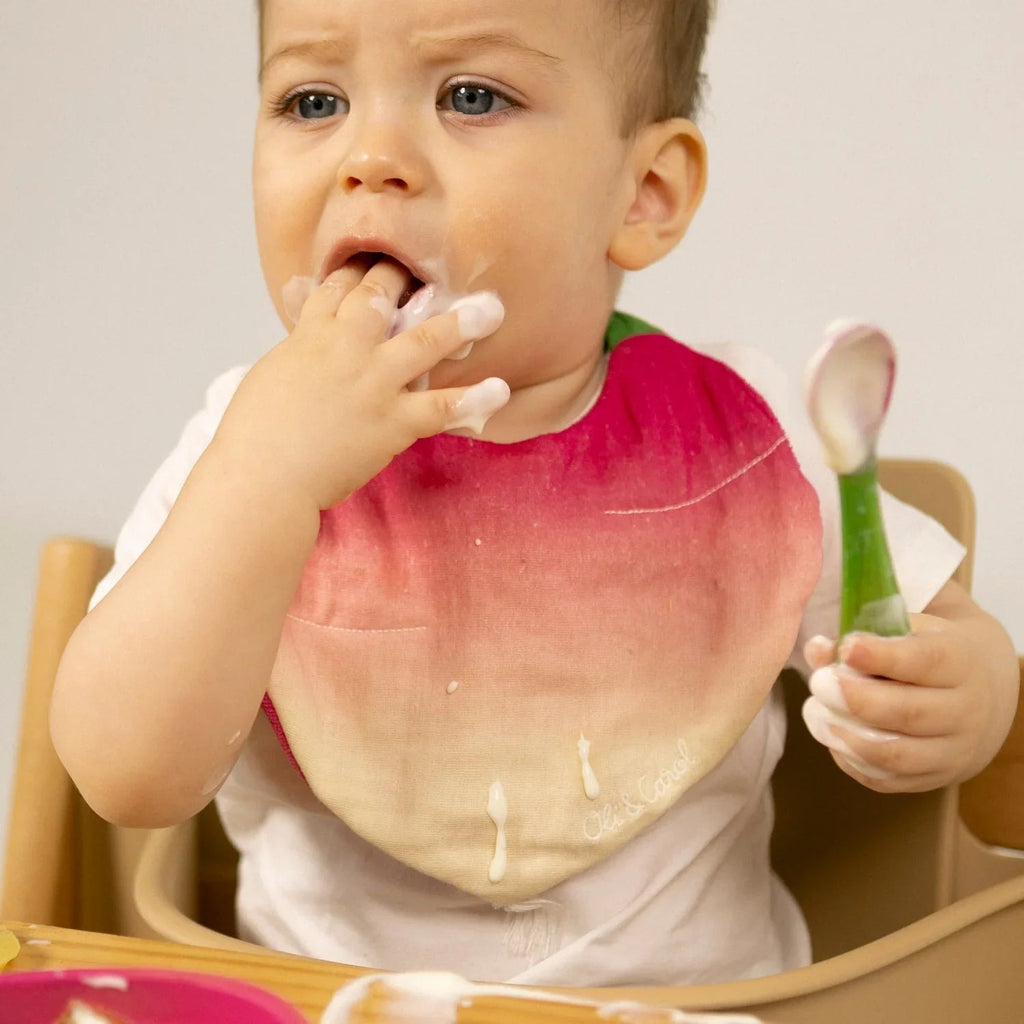 Oli&Carol Ramona the Radish Feeding Bib - Baby&More