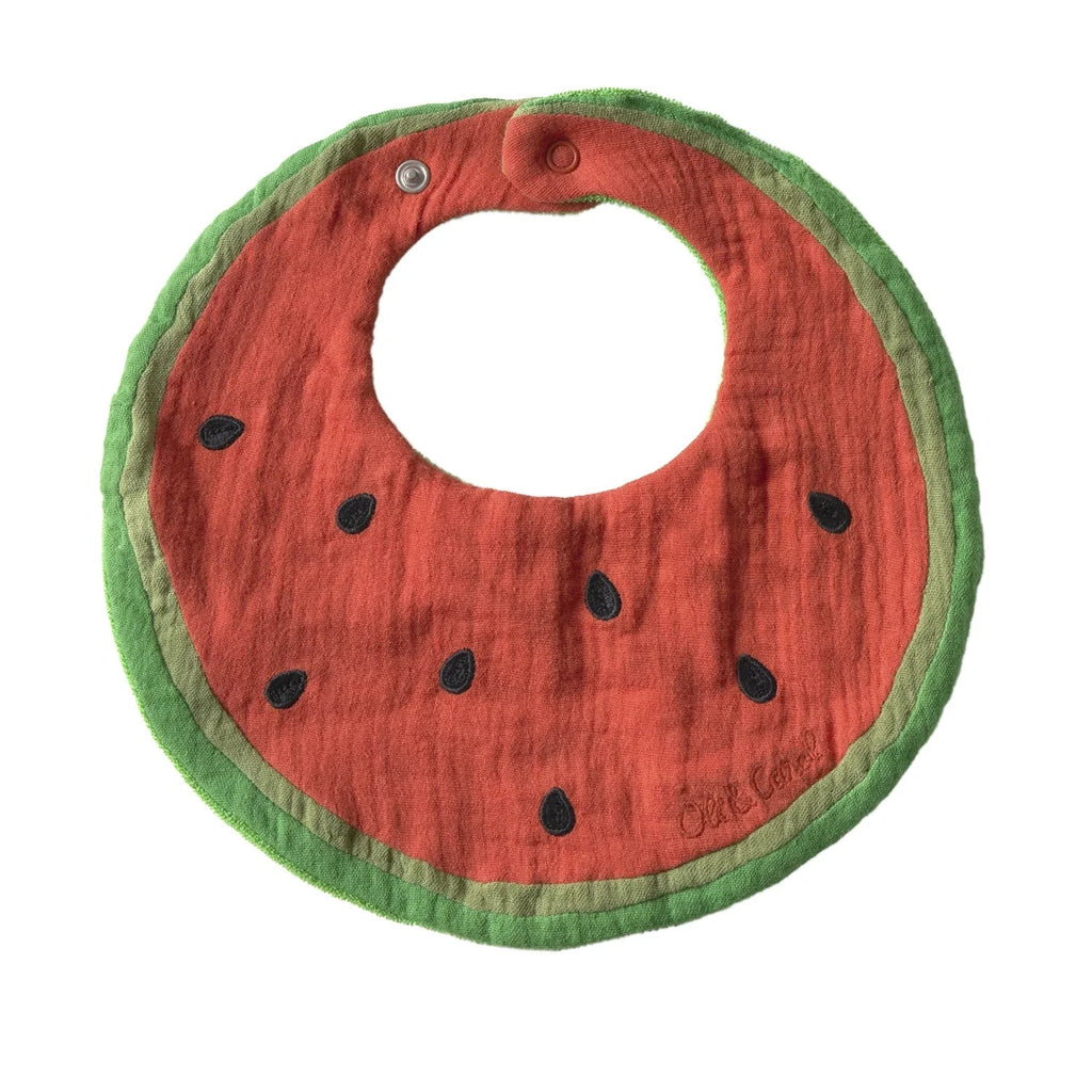 Oli&Carol Wally the Watermelon Feeding Bib - Baby&More