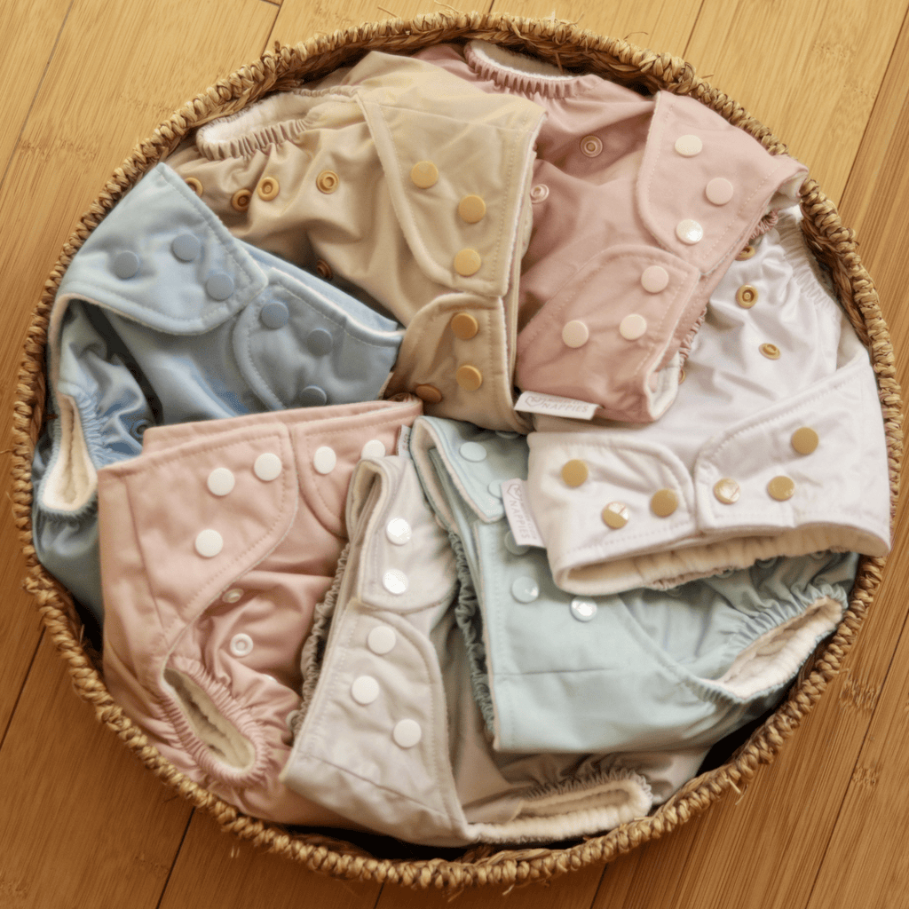 One Size All - In - One Reusable Cloth Nappy - Blush - Baby&More