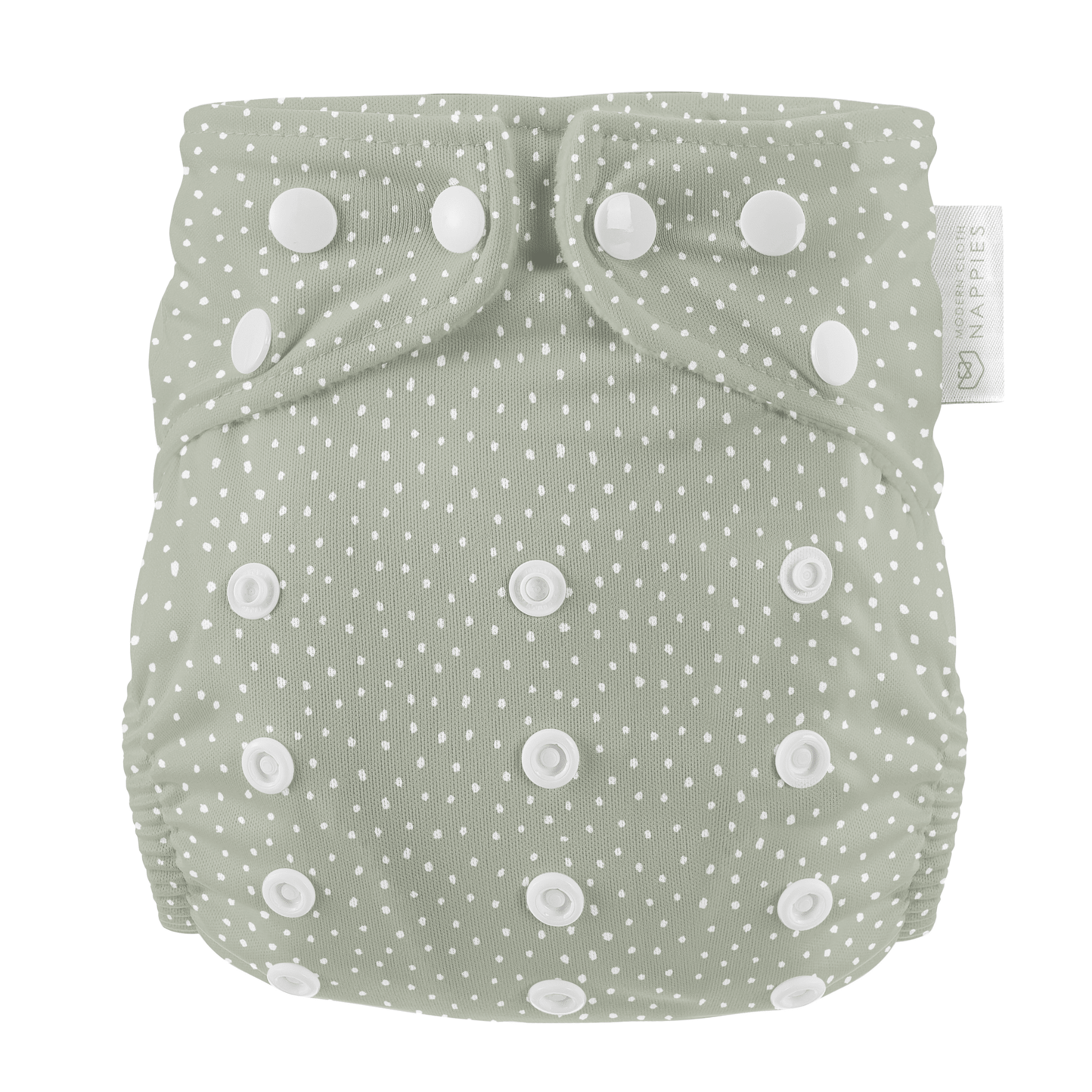 One Size All - In - One Reusable Cloth Nappy - Dottie Sage - Baby&More