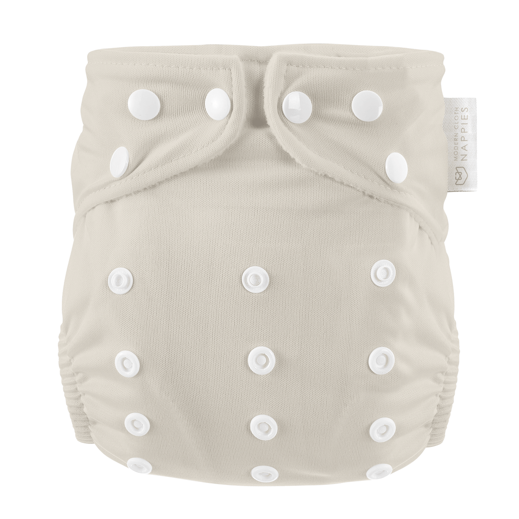 One Size All - In - One Reusable Cloth Nappy - Grey Mist - Baby&More