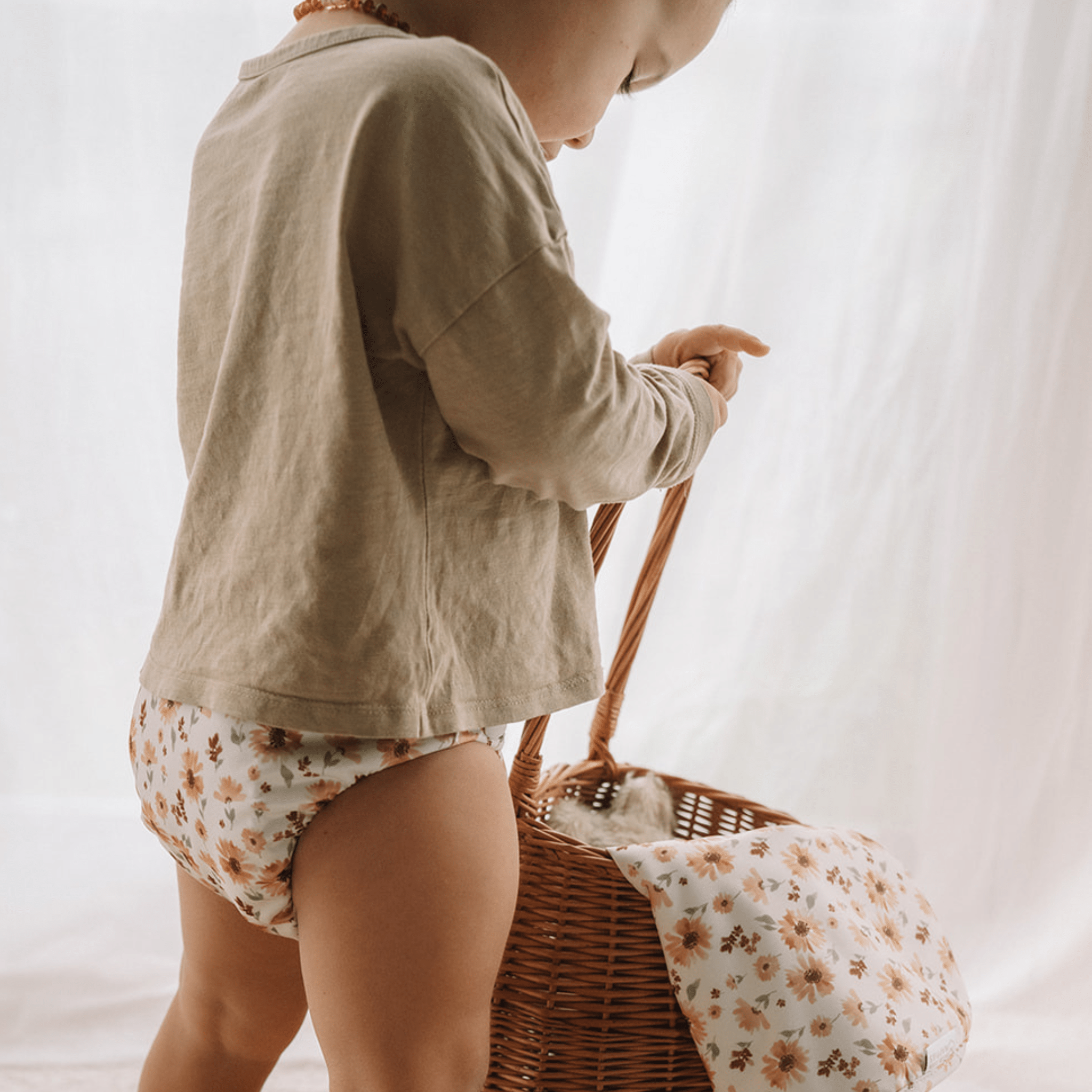 One Size All - In - One Reusable Cloth Nappy - Meadow - Baby&More
