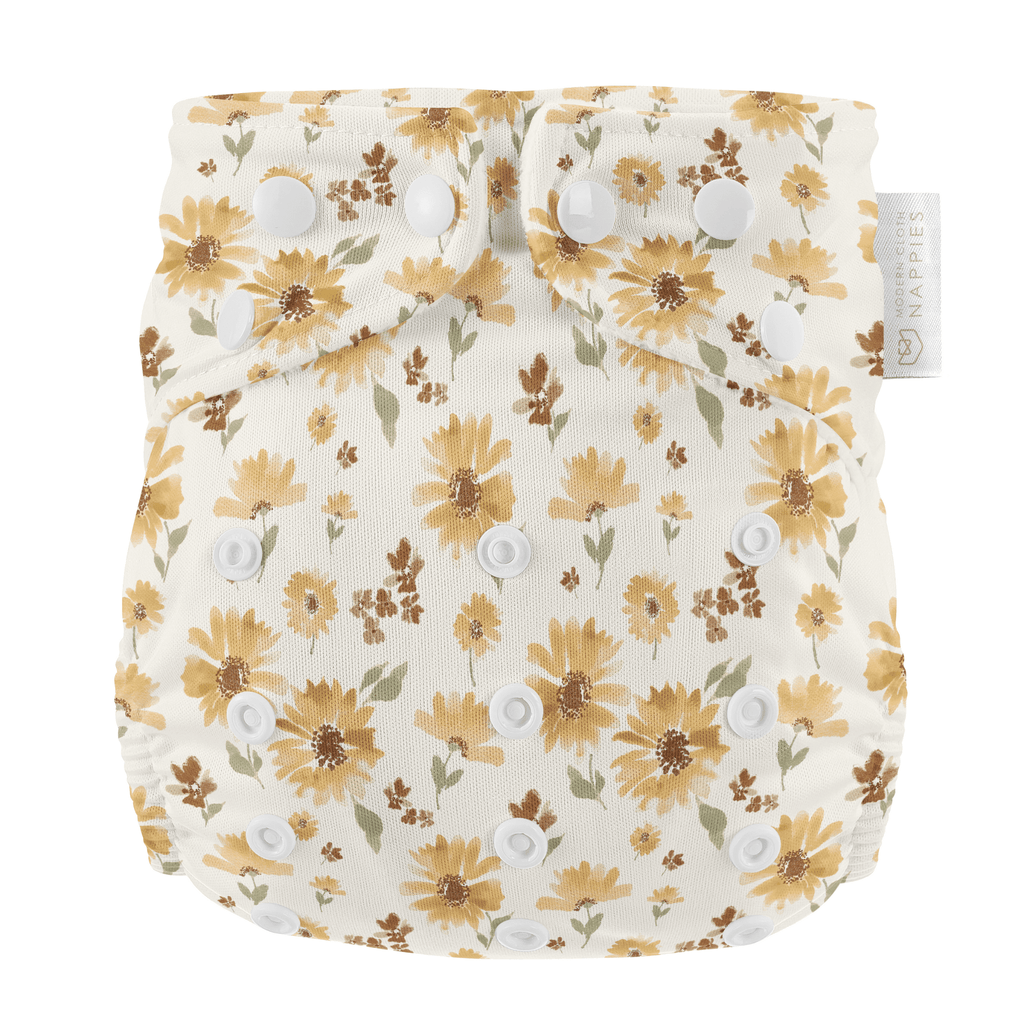 One Size All - In - One Reusable Cloth Nappy - Meadow - Baby&More