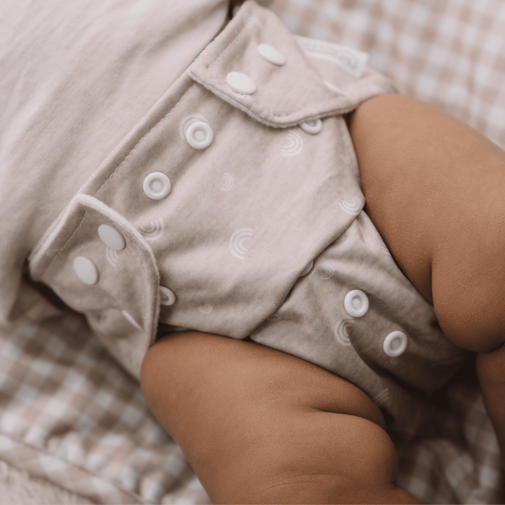 One Size All - In - One Reusable Cloth Nappy - Rainbow Oatmeal - Baby&More