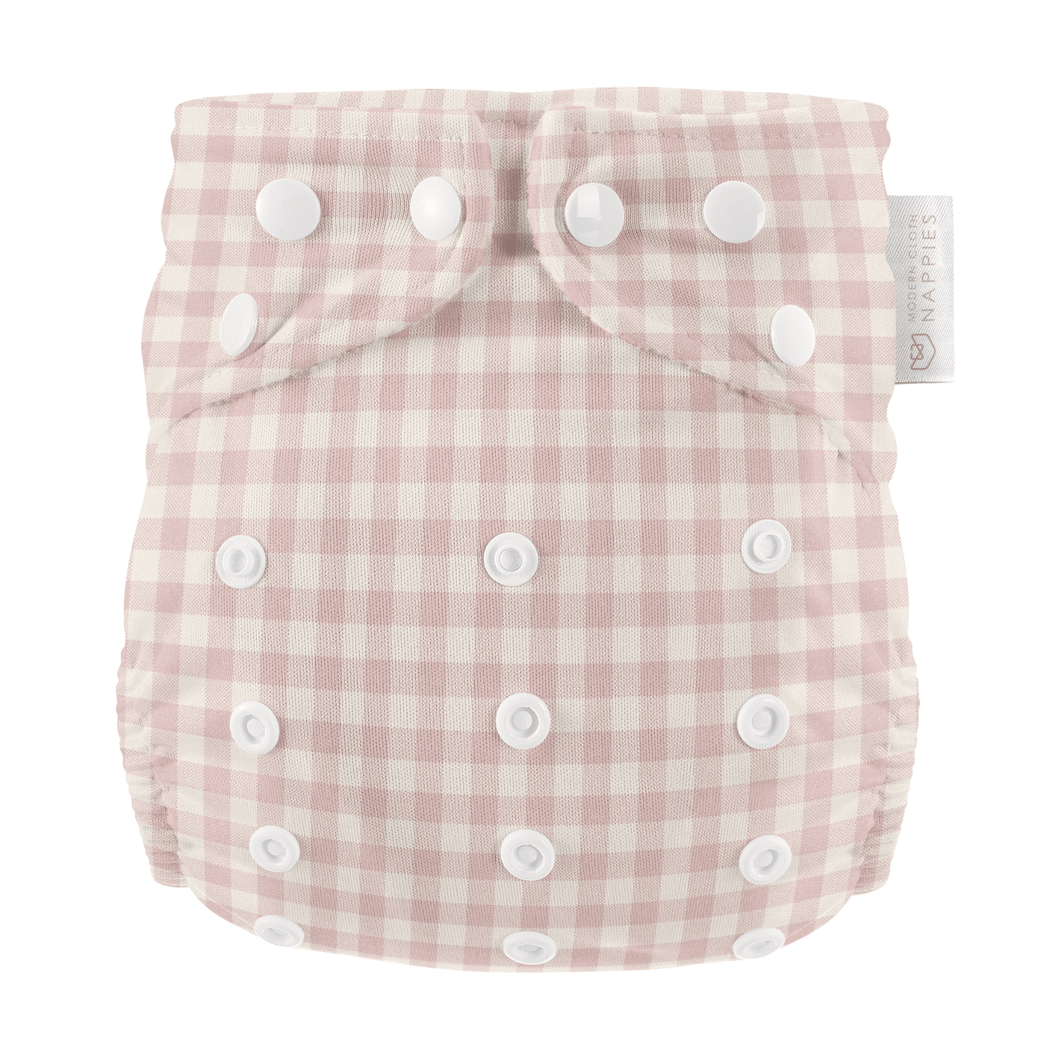 One Size All - In - One Reusable Cloth Nappy - Rose Gingham - Baby&More