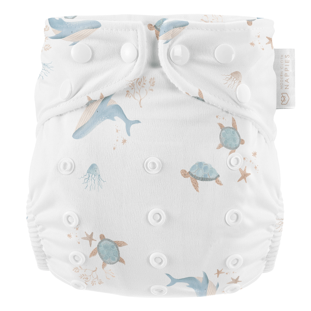 One Size Baby to Toddler Reusable Swim Nappies - Ocean Cuddles - Baby&More