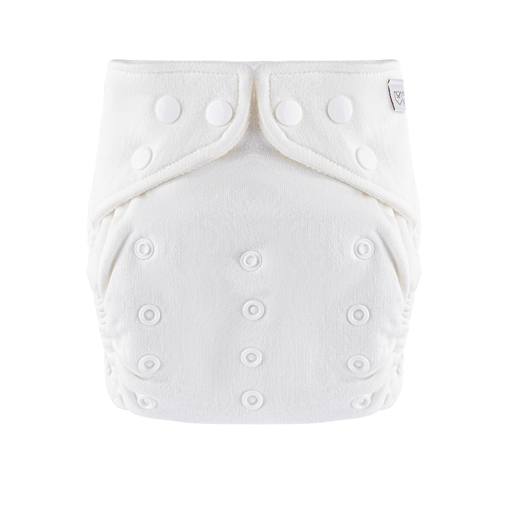 One Size Bamboo Cotton Bedtime Pearl Reusable Cloth Nappy - Baby&More