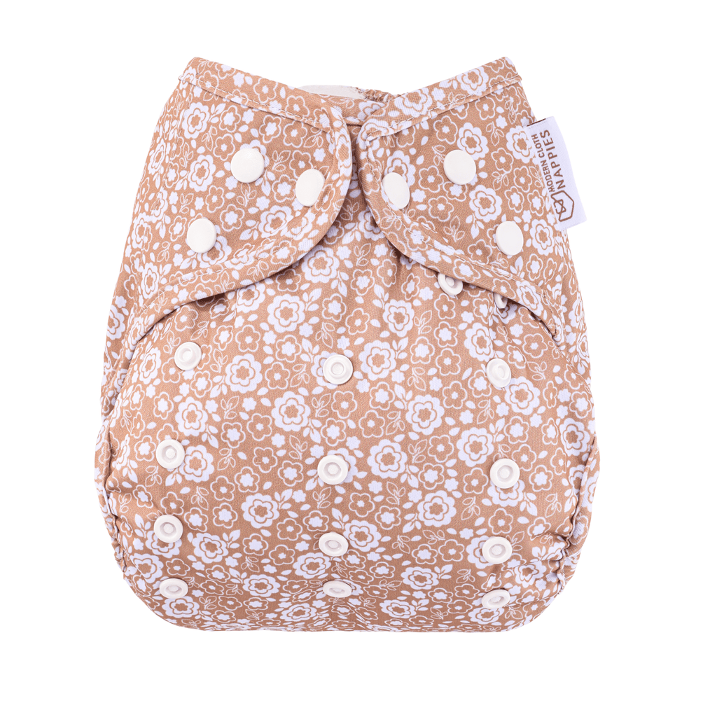 One Size Reusable Cloth Nappy Wrap - Bloom - Baby&More