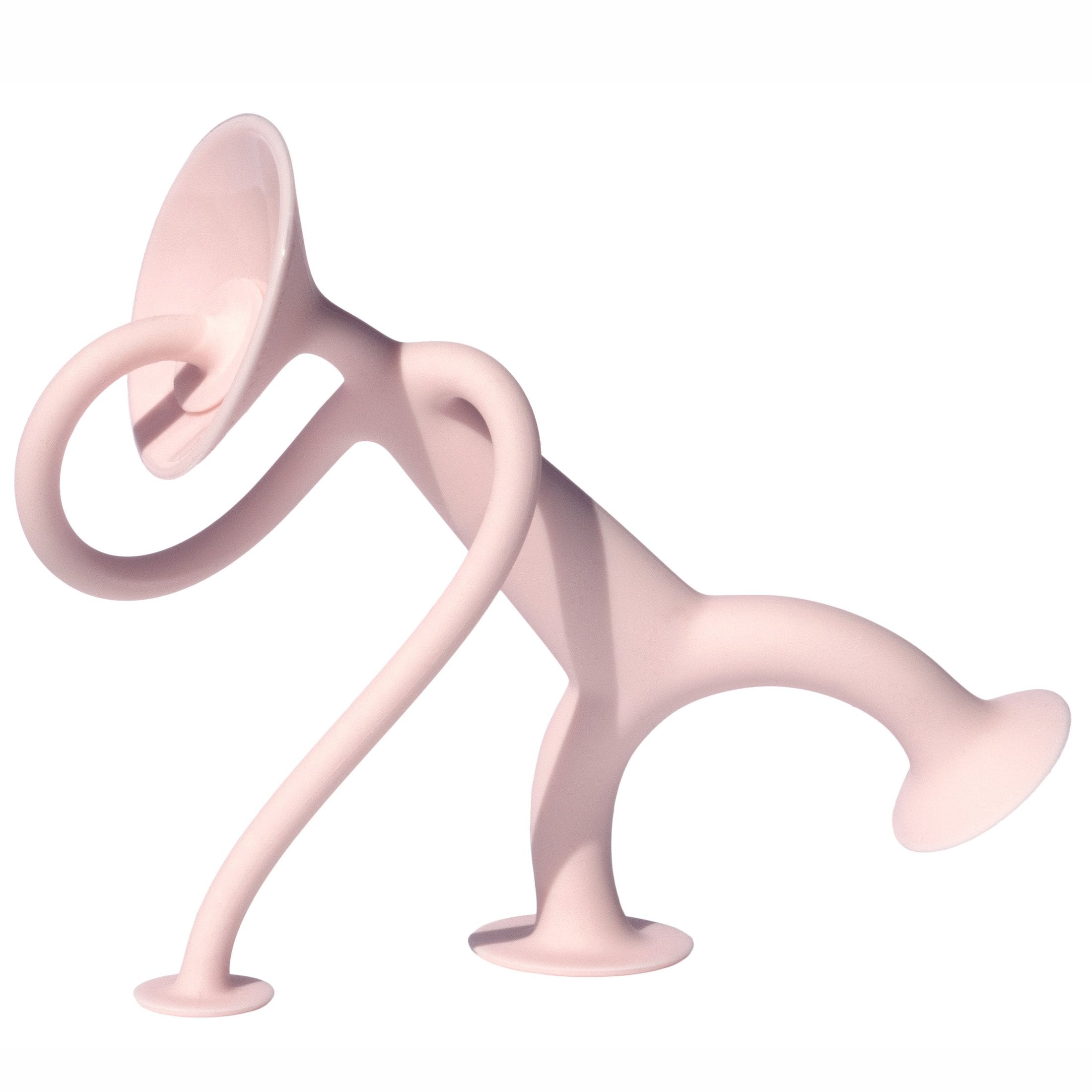MOLUK Oogi Silicone Toy with Suction Arms & Legs - Baby Pink