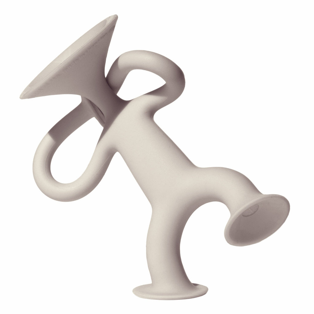 MOLUK Oogi Junior Silicone Toy with Suction Arms & Legs - Beige