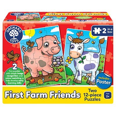 Orchard Toys - First Farm Friends Set of Two Jigsaw Puzzles - Baby&More