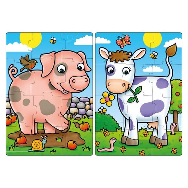 Orchard Toys - First Farm Friends Set of Two Jigsaw Puzzles - Baby&More