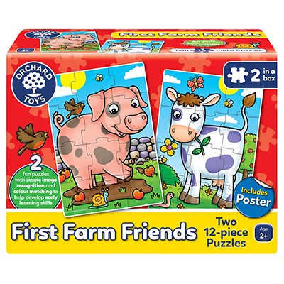 Orchard Toys - First Farm Friends Set of Two Jigsaw Puzzles