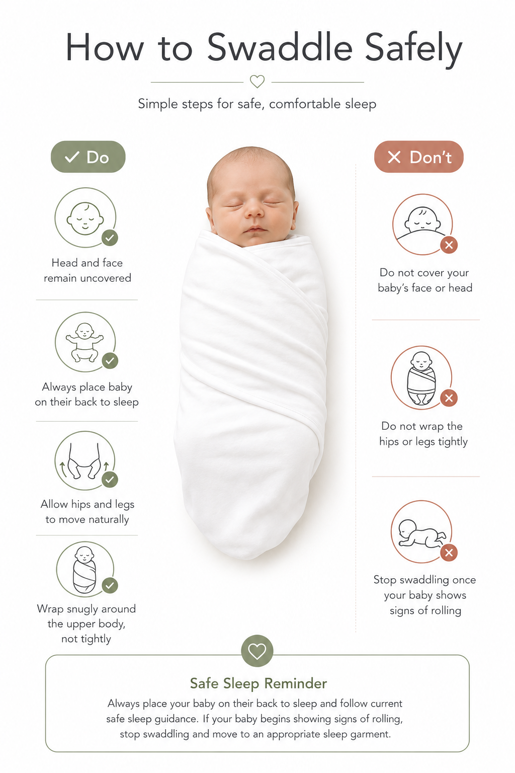 PrimaCotton - Organic Swaddle Baby Blanket