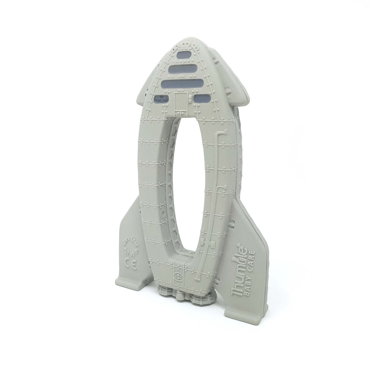 Natural Rubber Space Teether Baby Toy - OrBITEr® Rocket