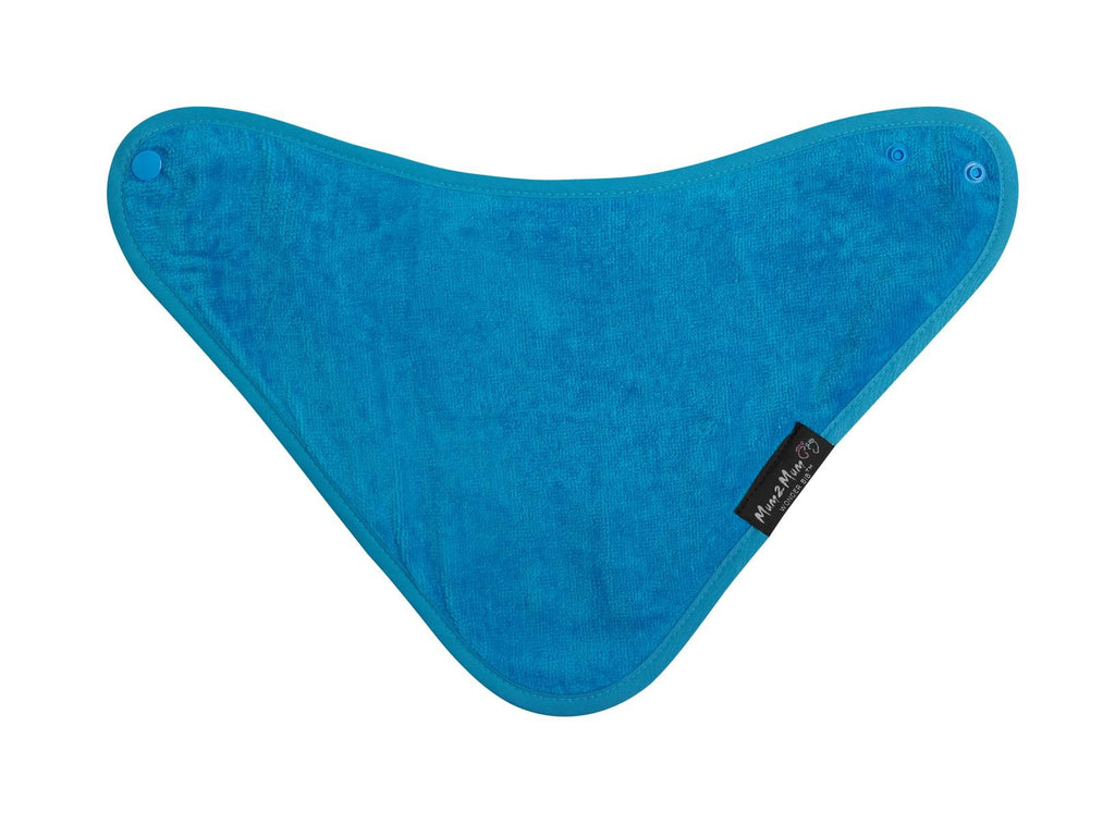 OUTLET - 3 PACK - Mum 2 Mum Bandana Style Wonder Bibs - Baby Blue / Navy / Teal - Baby&More