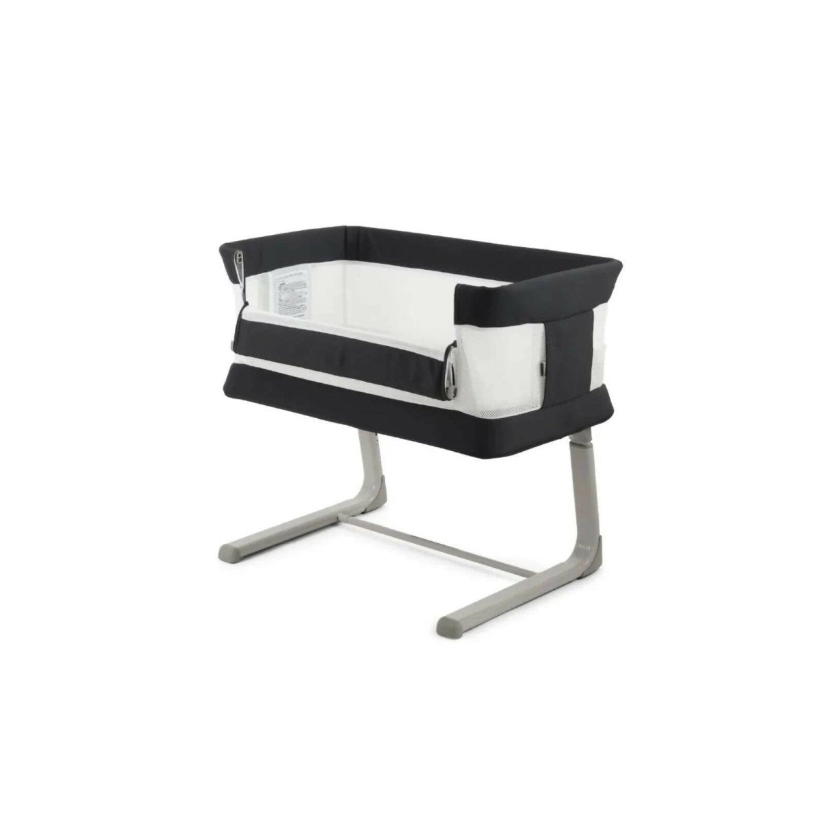 Oyster Wiggle Crib Co-Sleeper - Carbonite - Baby&More
