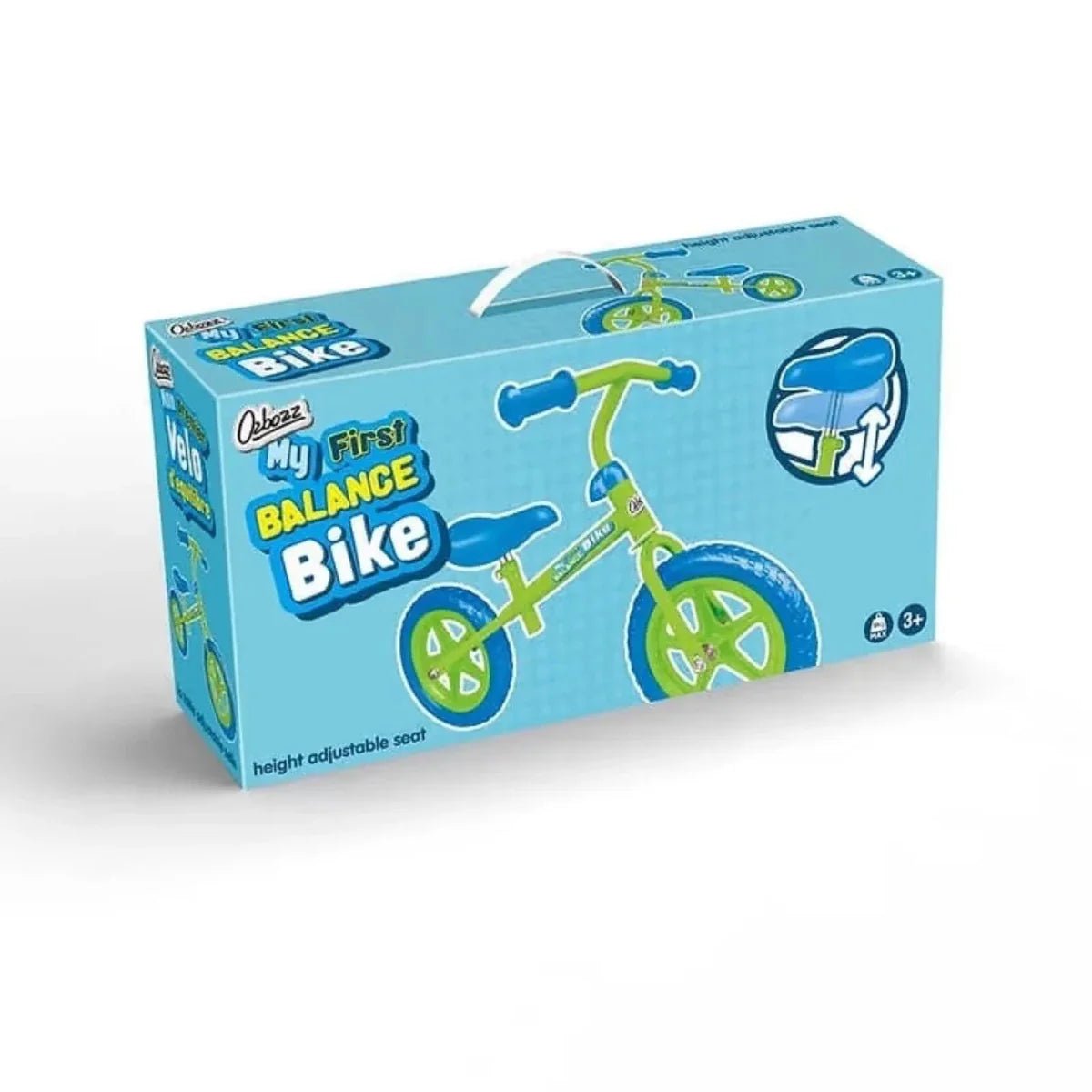 Ozbozz My First Balance Bike - Green & Blue - Baby&More