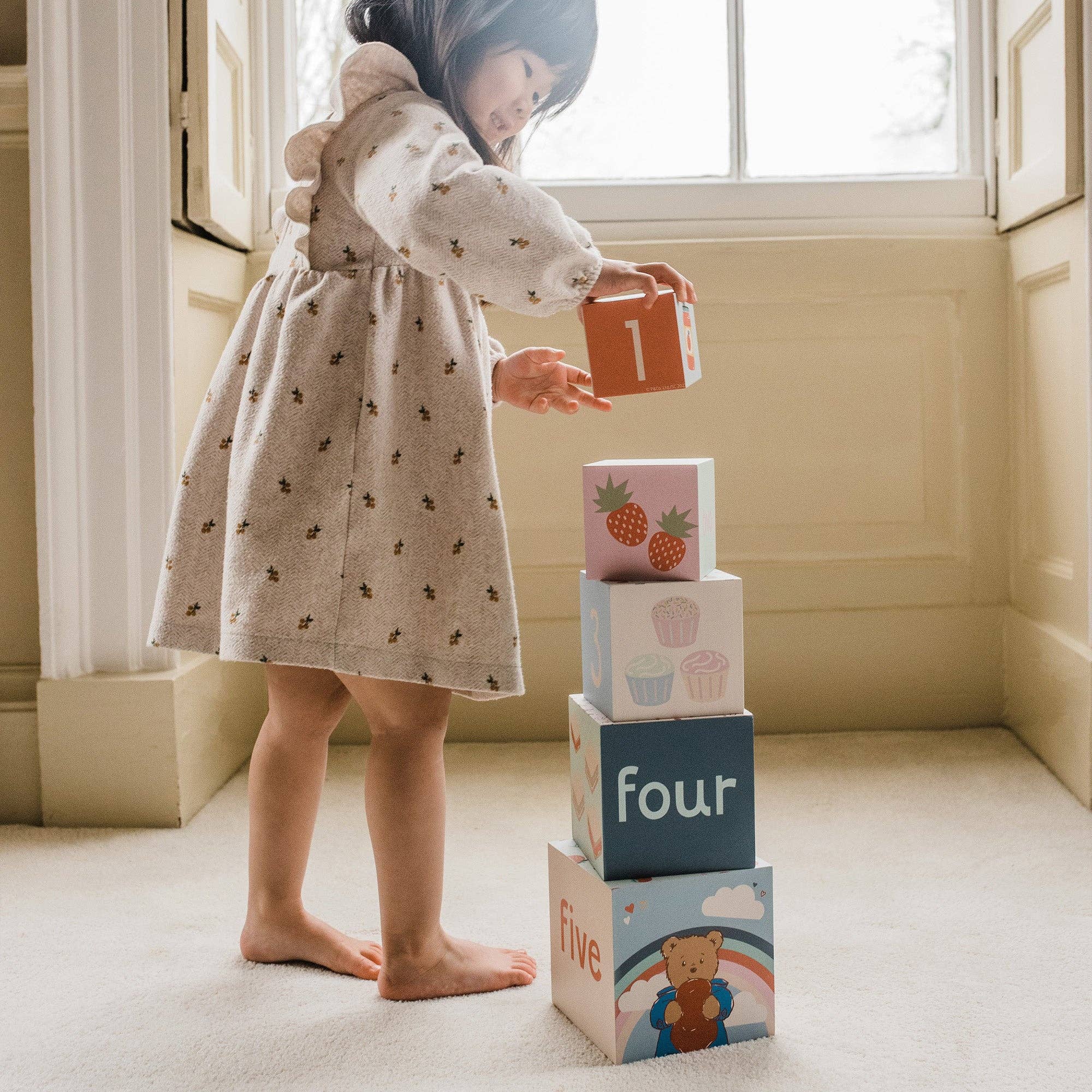 Paddington™ Wooden Stacking Cubes - Baby&More