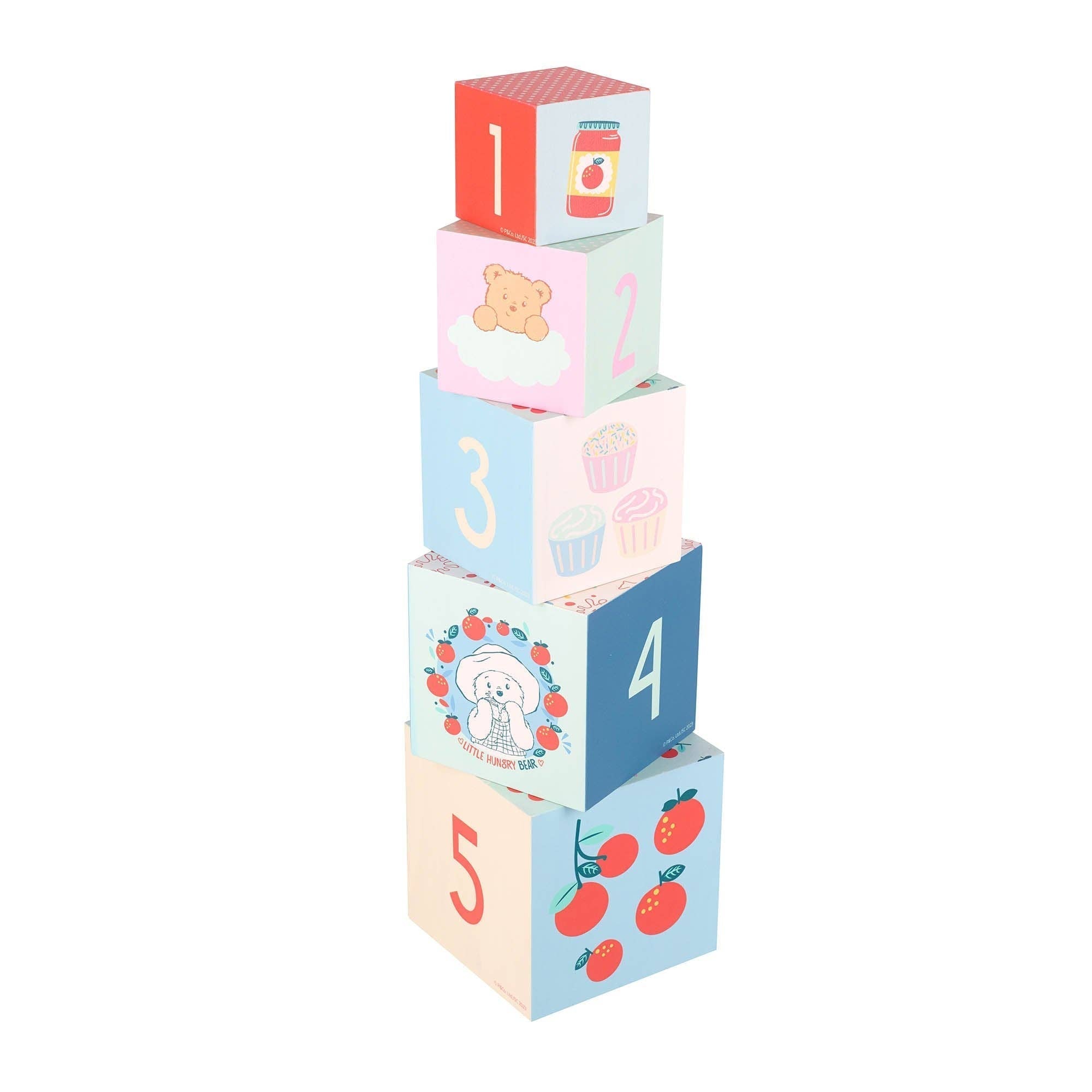 Paddington™ Wooden Stacking Cubes - Baby&More