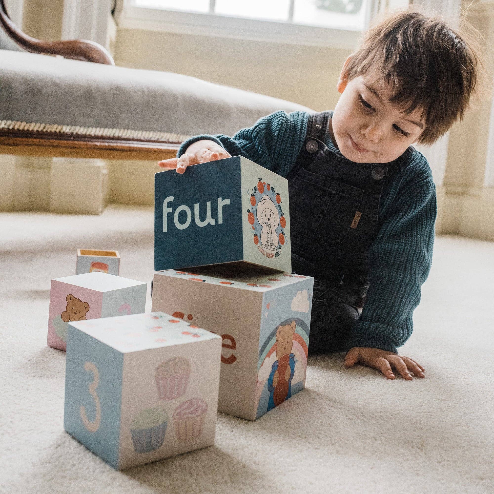 Paddington™ Wooden Stacking Cubes - Baby&More