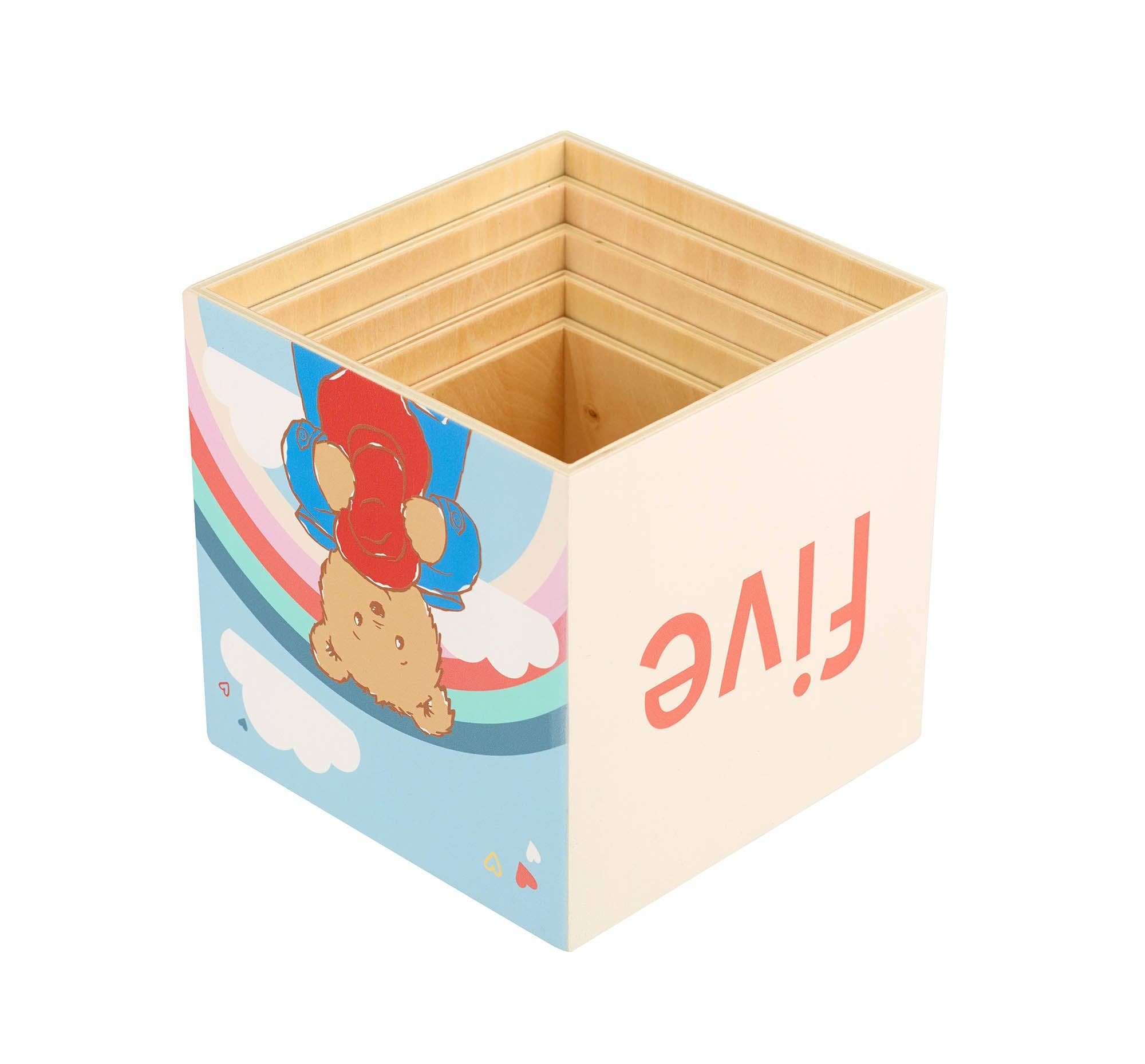 Paddington™ Wooden Stacking Cubes - Baby&More