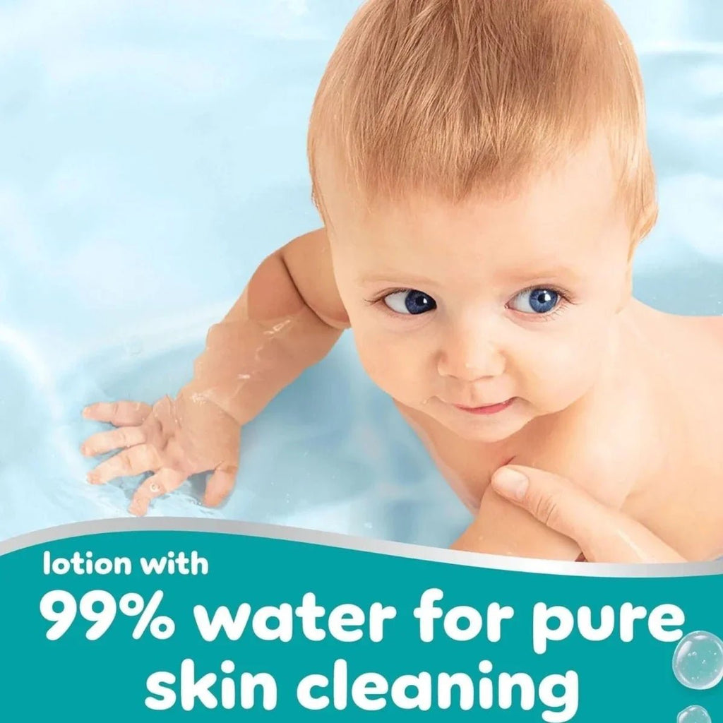 Pampers 99% Water Plastic Free Baby Wipes - 12 Packs - Baby&More