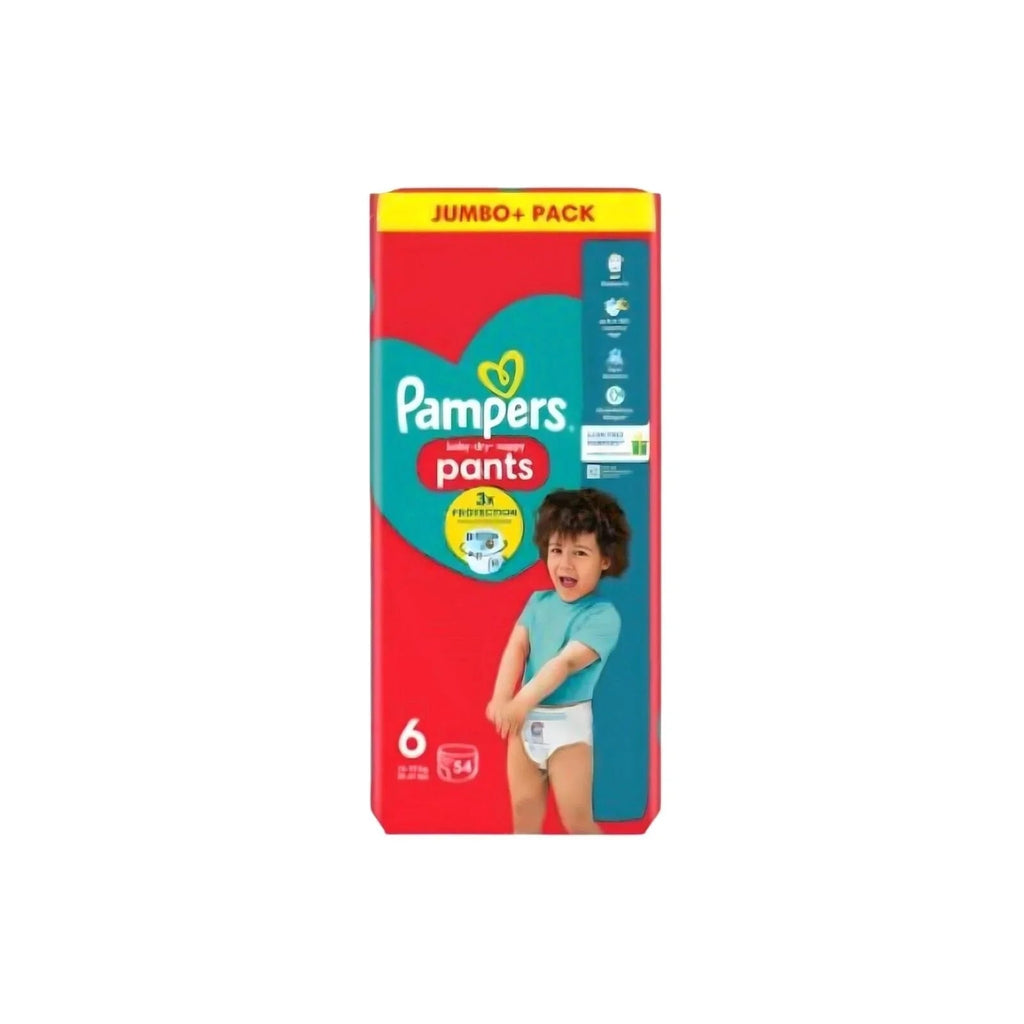 Pampers Baby Dry Nappy Pants Size 6 Jumbo Pack - 54 nappies - Baby&More