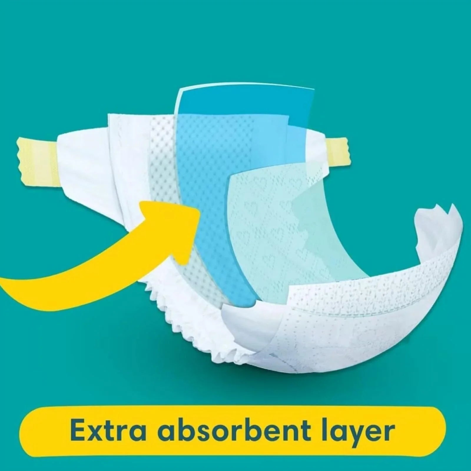 Pampers Baby Dry Size 3 Jumbo Pack - 98 nappies - Baby&More