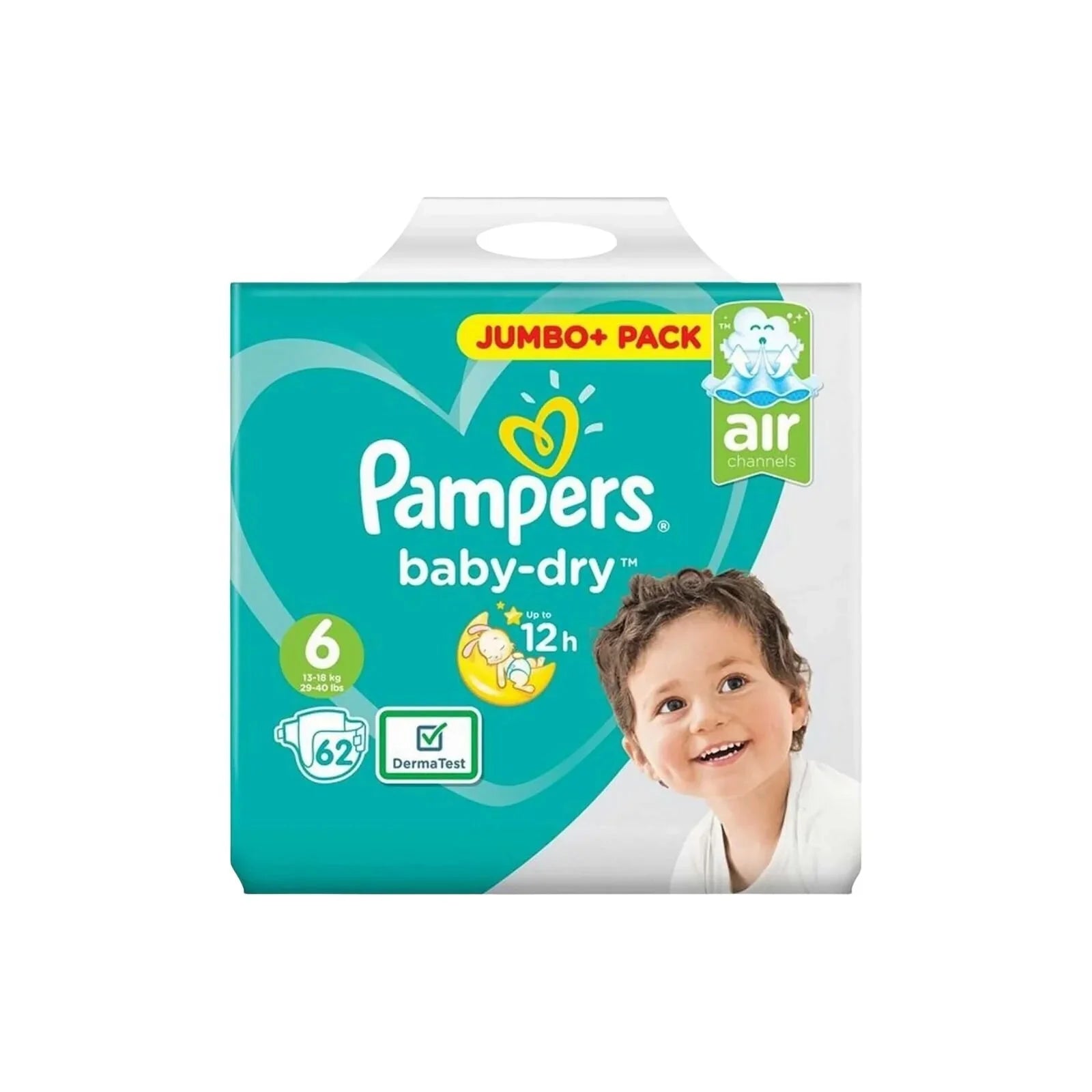 Pampers Baby Dry Size 6 Jumbo Pack - 62 nappies - Baby&More