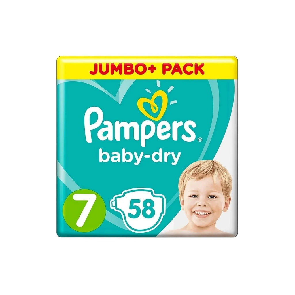 Pampers Baby Dry Size 7 Jumbo Pack - 58 nappies - Baby&More