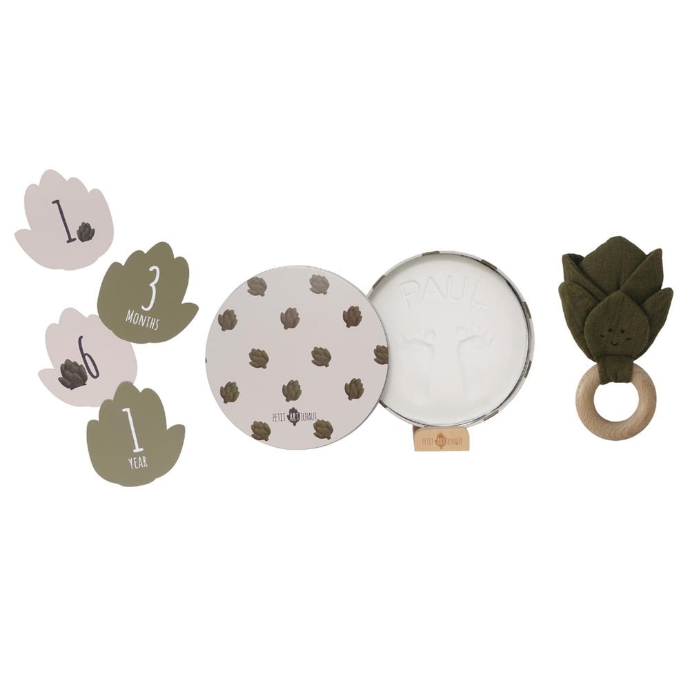 Petit Artichaut Baby Birth Keepsake Set - Artichaut Green - Baby&More