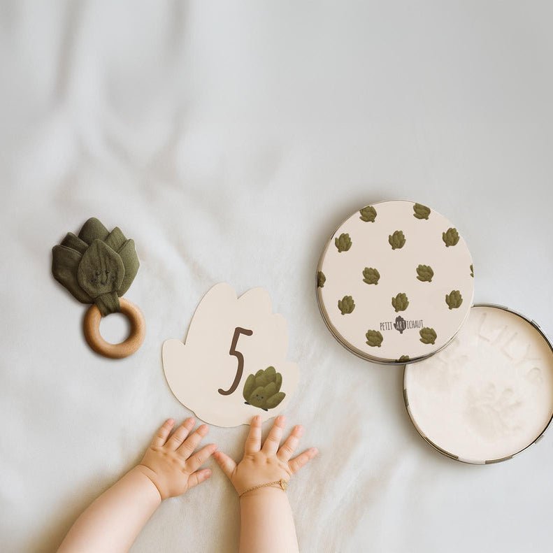 Petit Artichaut Baby Birth Keepsake Set - Artichaut Green - Baby&More