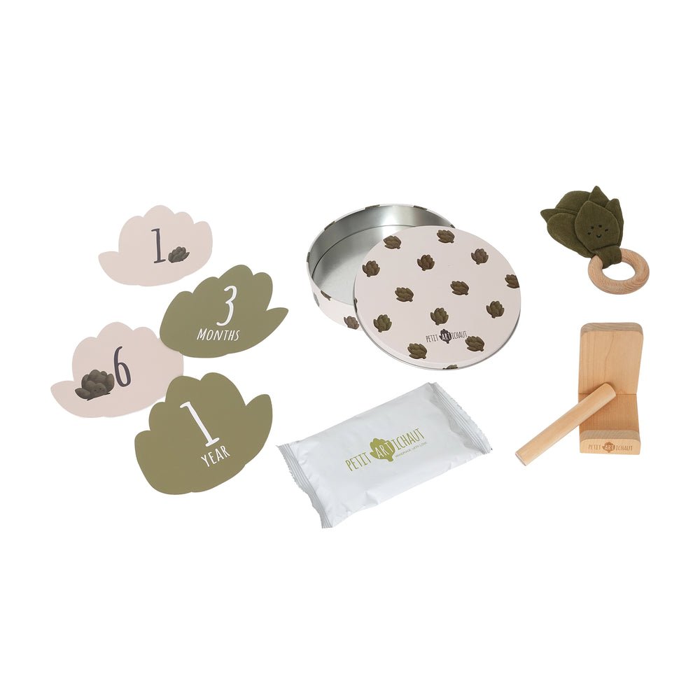 Petit Artichaut Baby Birth Keepsake Set - Artichaut Green - Baby&More