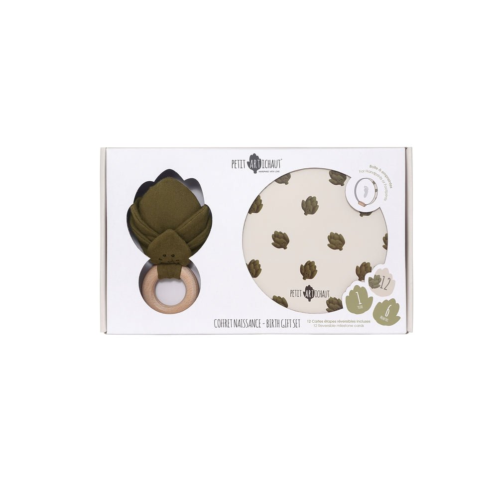Petit Artichaut Baby Birth Keepsake Set - Artichaut Green - Baby&More