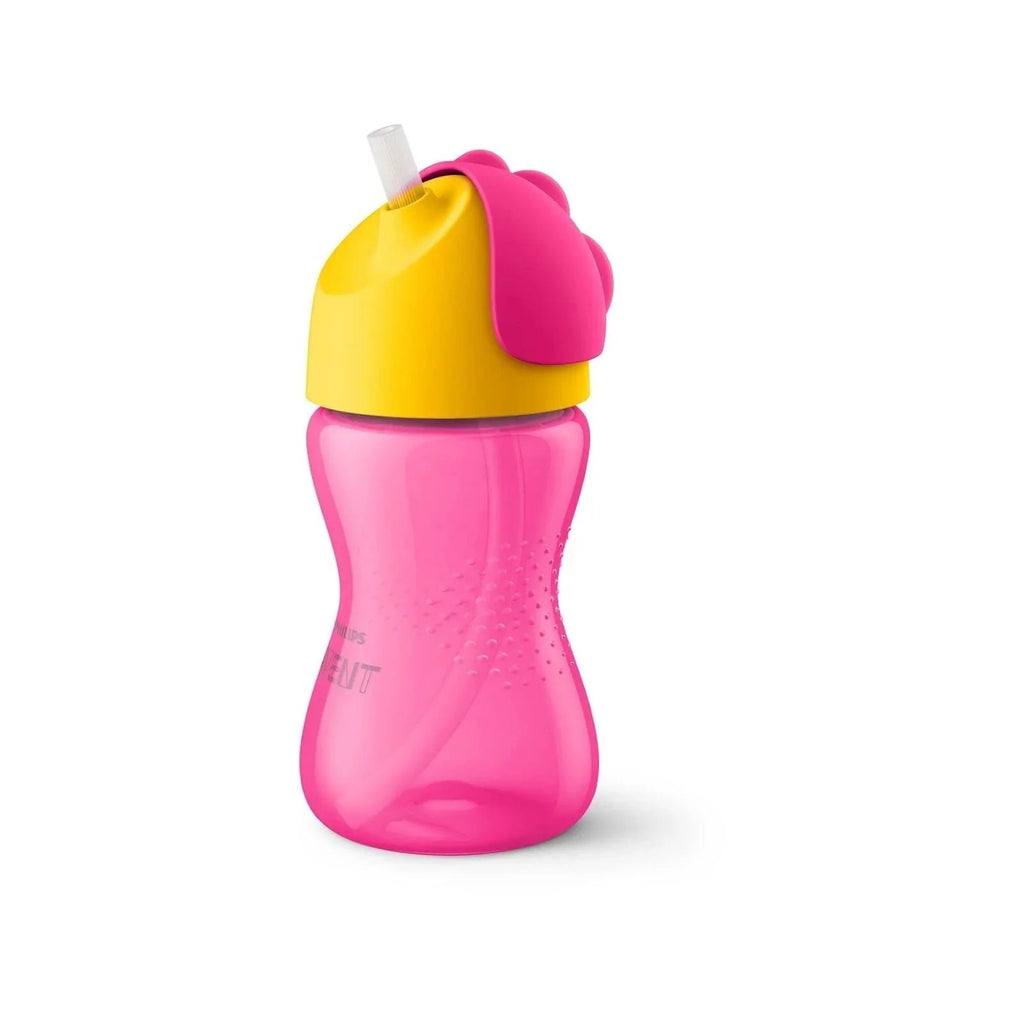 Philips Avent Training Cup with Straw 12+ months 300 ml - Pink - Baby&More