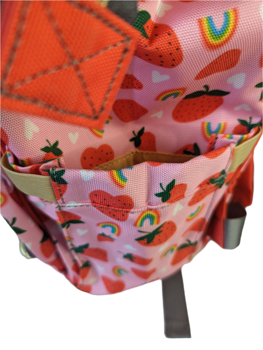 Green Cheeks Baby Changing Backpack - Strawberry Fields