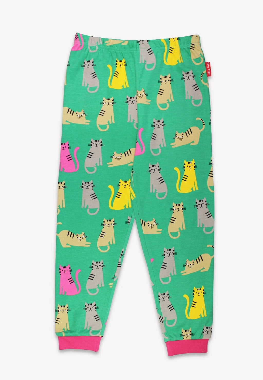 Organic Pyjamas - Kitten Print