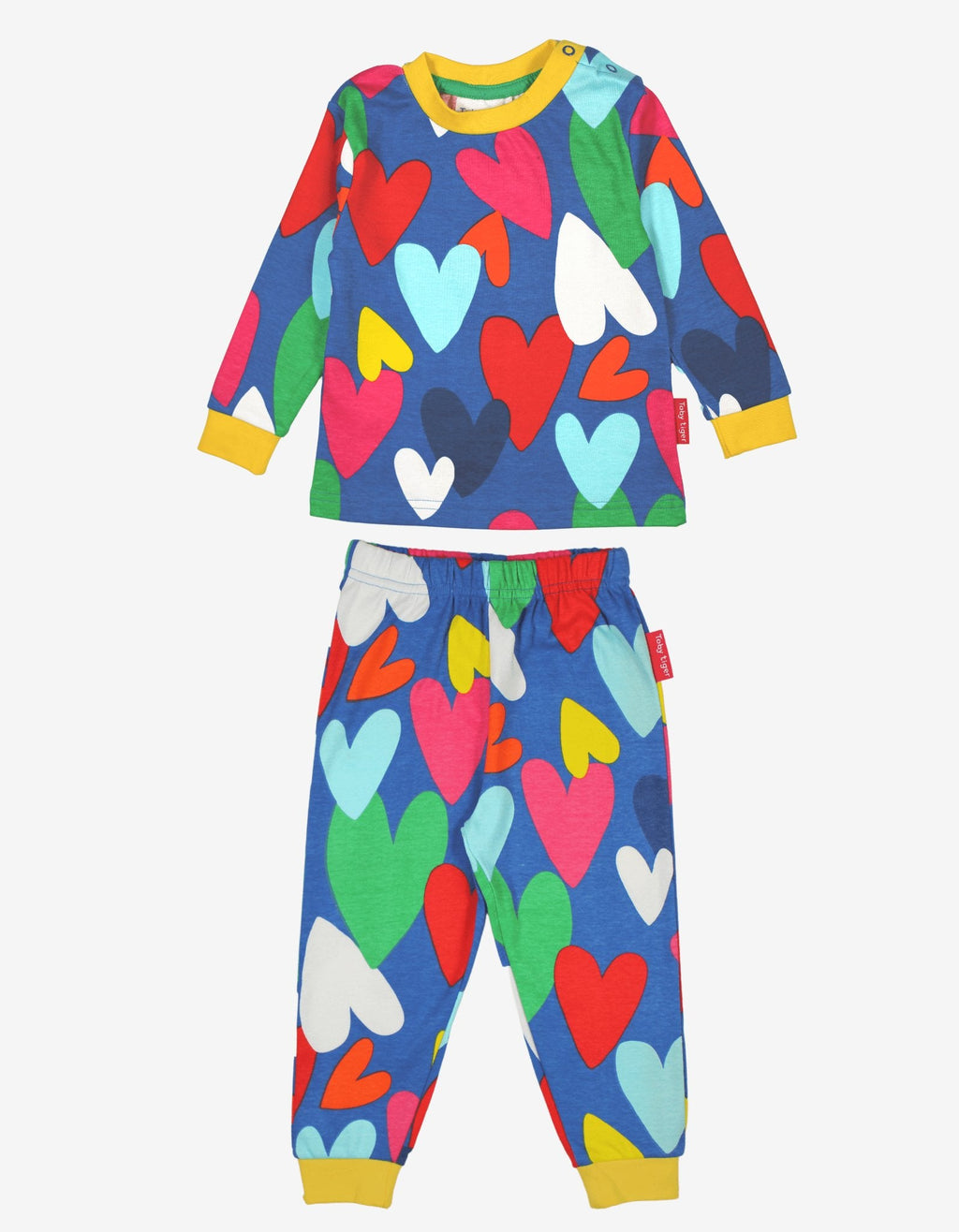 Organic Pyjamas - Heart Print