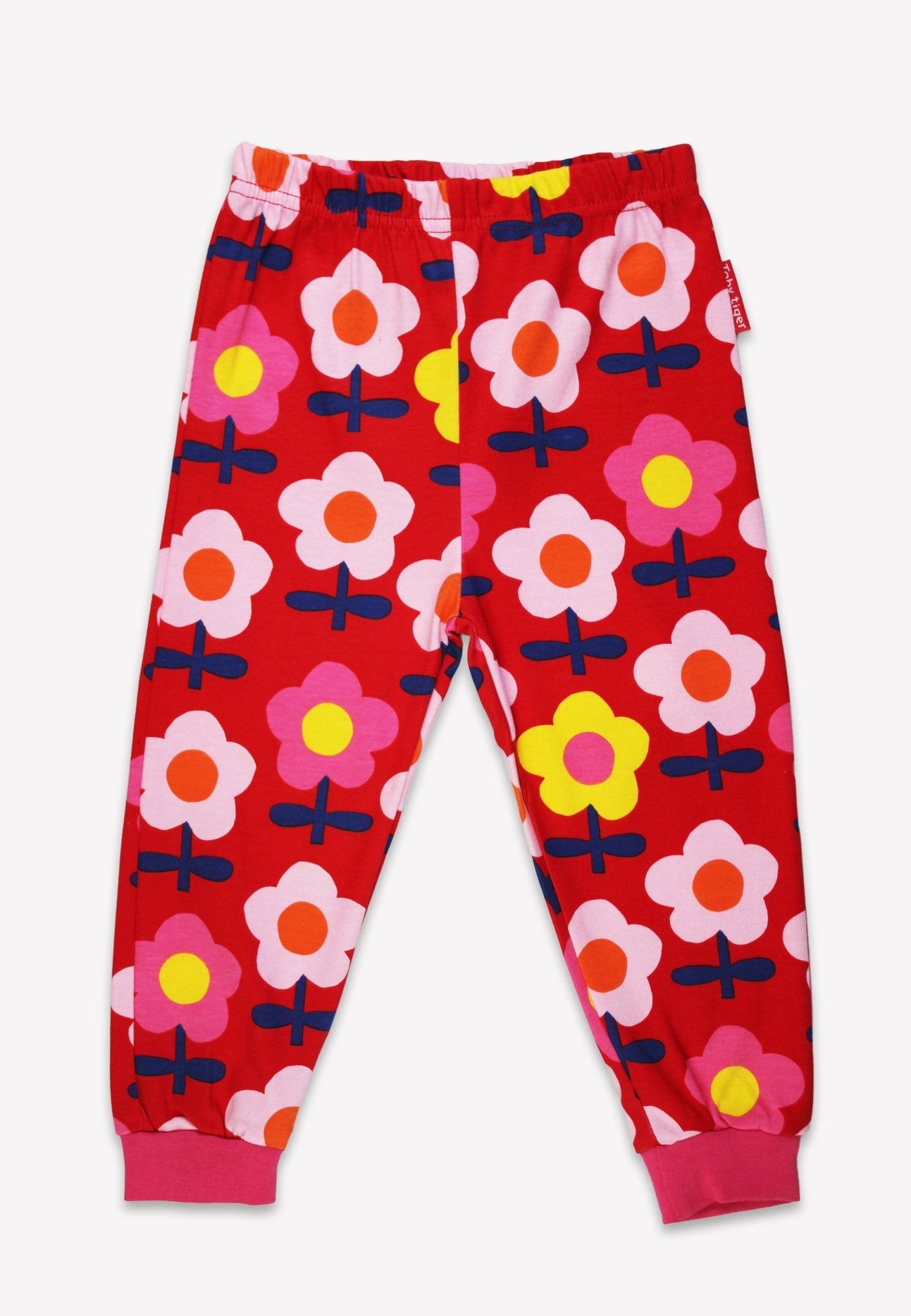 Organic Pyjamas - Pink Flower Print