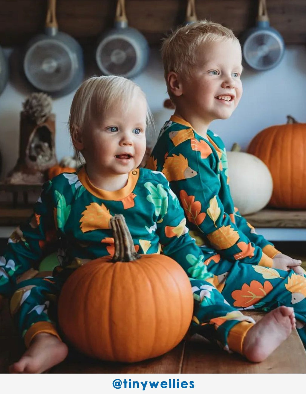 Organic Pyjamas - Autumn Print