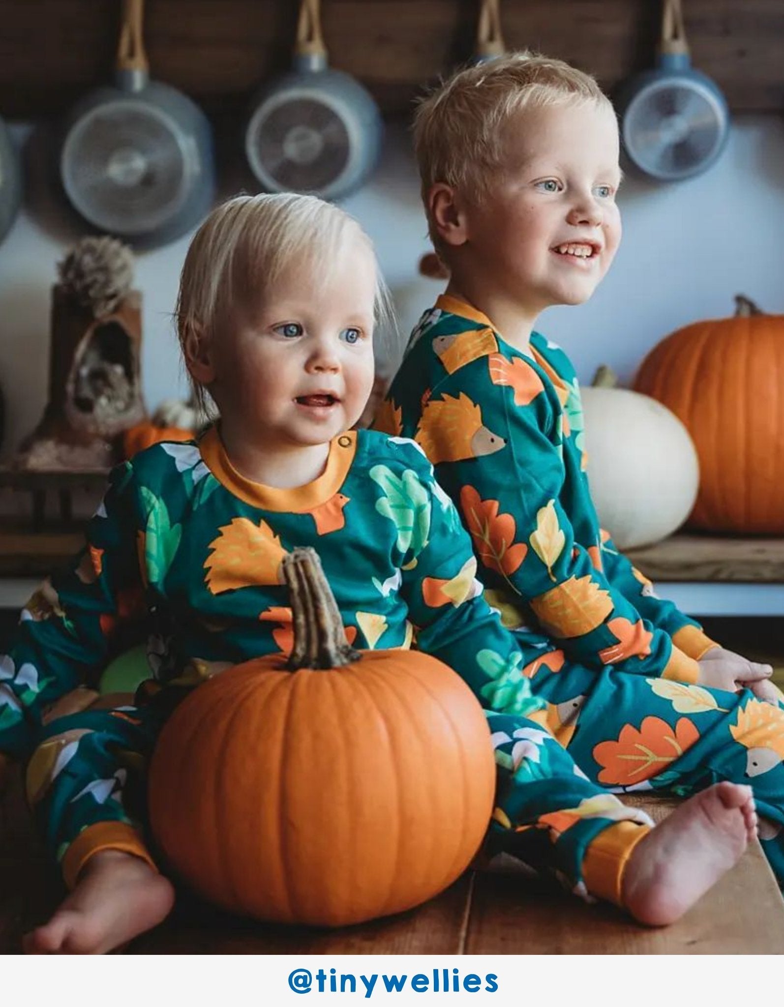 Organic Pyjamas - Autumn Print