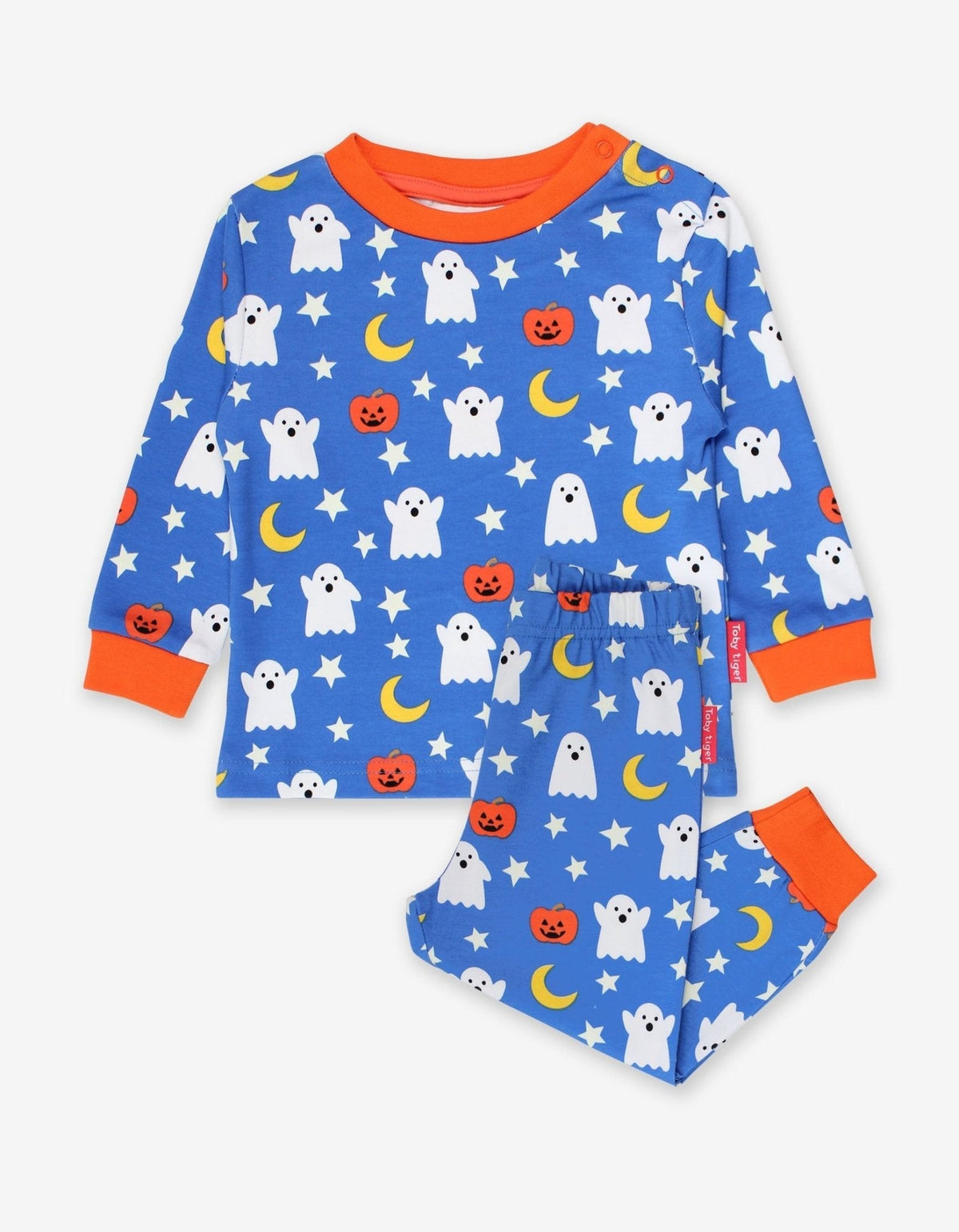 Toby Tiger Organic Pyjamas - Halloween Print