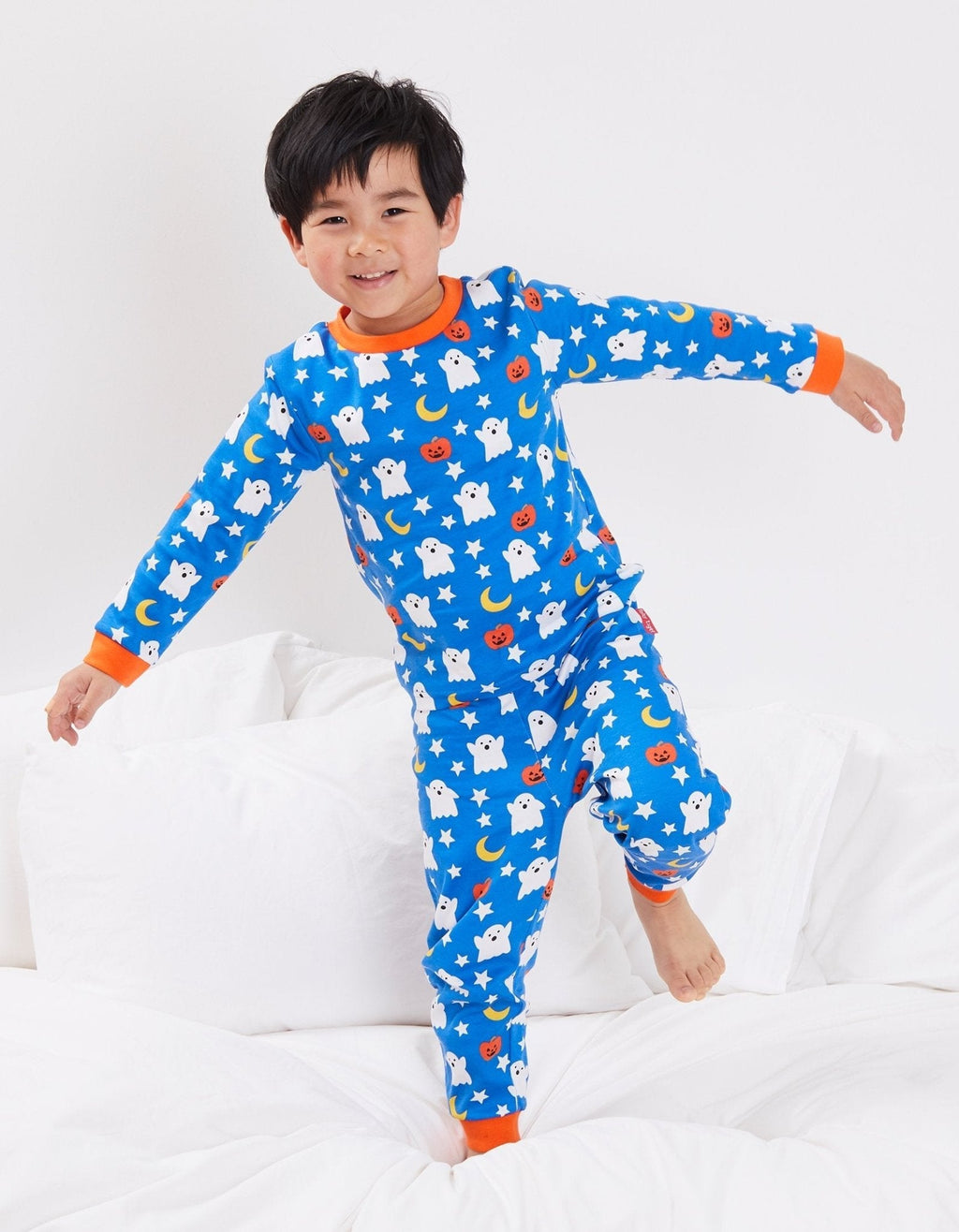 Toby Tiger Organic Pyjamas - Halloween Print