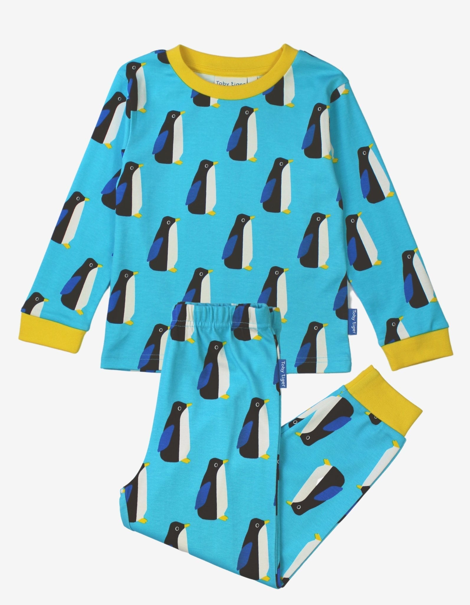Toby Tiger Organic Pyjamas - Penguin Print