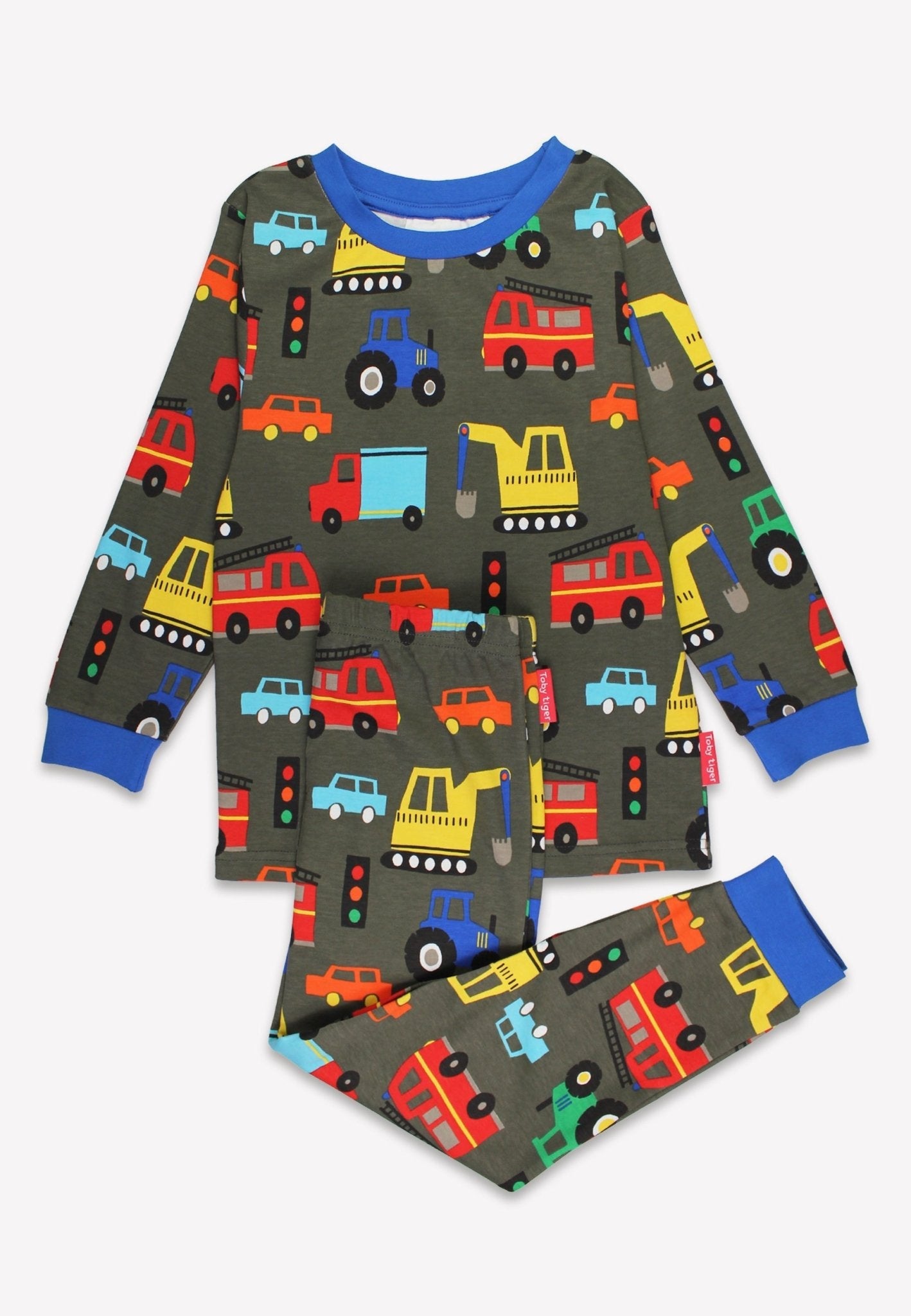 Organic Pyjamas - Transport Print